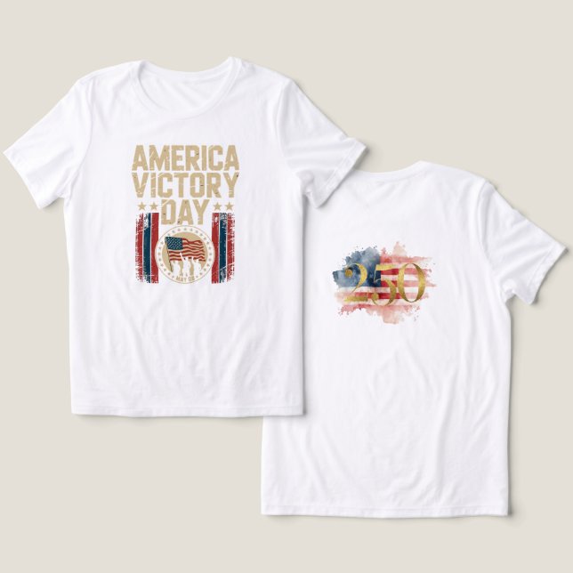 American Victory Day 1776 2026 (Design Frente e Verso)