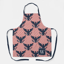 Americana Heritage Eagle Stripe Monogram