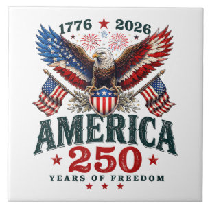 Americano 250º Aniversário EUA Patriótico 4 de Jul