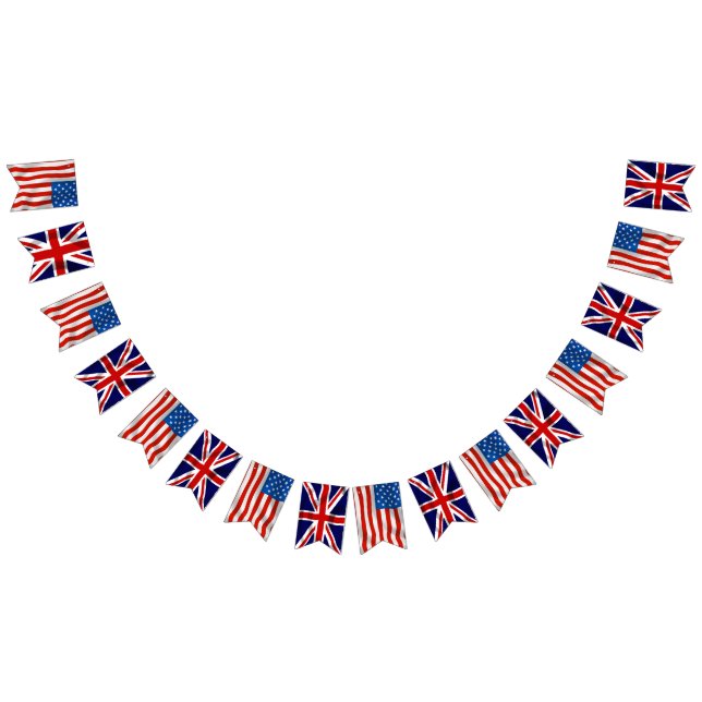 Americano Anglo das bandeiras americanas e (Todos)