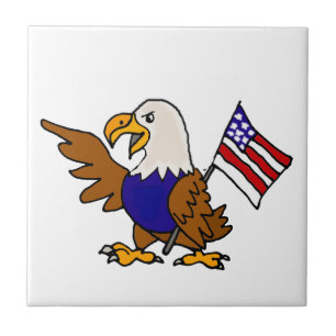 Americano Eagle do divertimento que guardara a