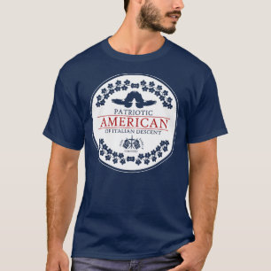 AMERICANO PATRIÓTICO da Camisa T de Destaque Ital