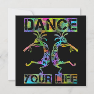 Americanos nativos Kokopelli - Dance sua vida 2