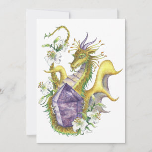Ametist Dragon - Cartão de saudação