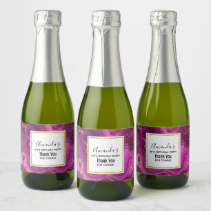 Ametista Roxo E Ágato De Abstrato Dourado Anivers