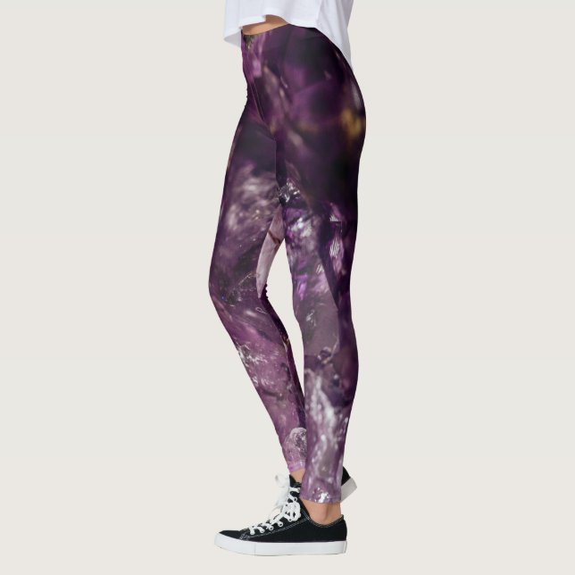 Ametyst Crystals Yoga Energy Leggings (Esquerda)