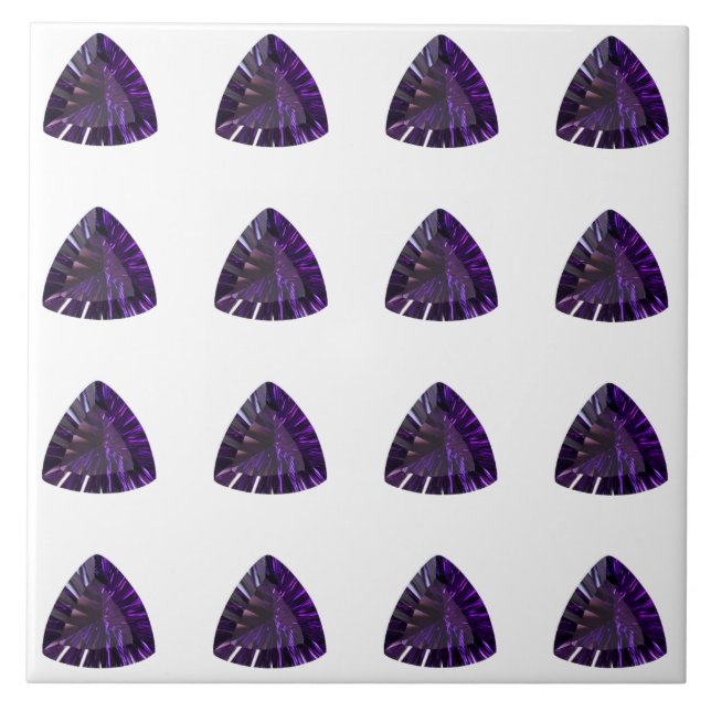 Ametyst Gemstone, Fevereiro Birthstone, Roxo (Frente)