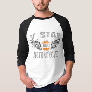 amgrfx - estrela de V camisa de 650 T