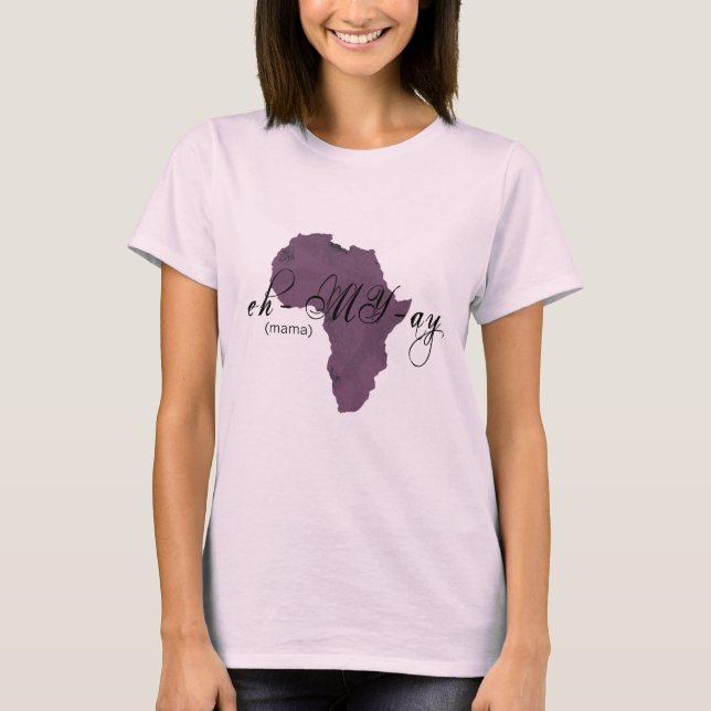 Amharic etíope "Mama" camisa (Frente)