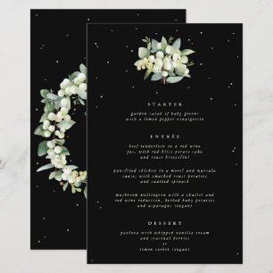 Amieixa Preta + Eucalipto Cardápio de Casamento de