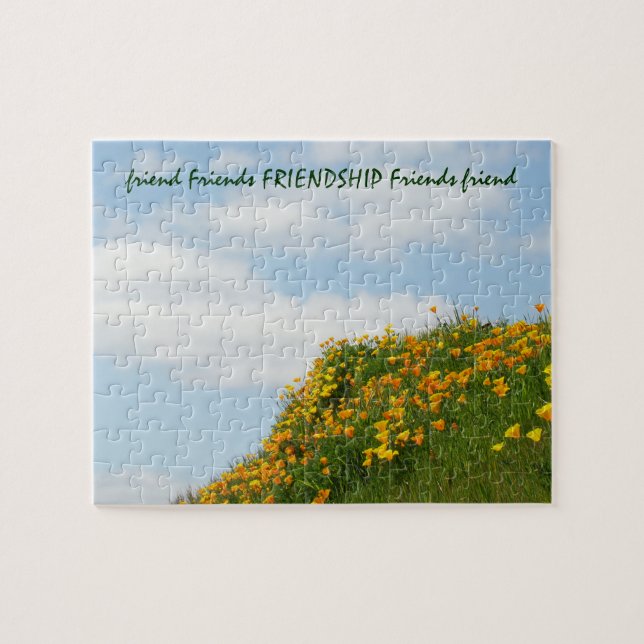 amigo Amigos FRIENDSHIP Amigos quebra-cabeça (Horizontal)