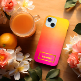 Amigo Compatível Vibrante Amarelo e Laranja Cor-de