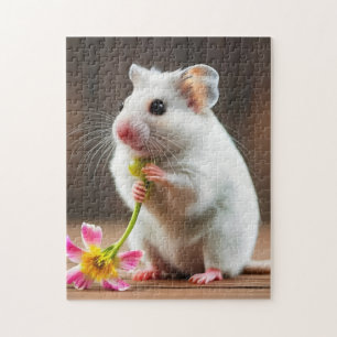 Amigo Floral Hamster 252-Piece Kids Quebra-cabeça