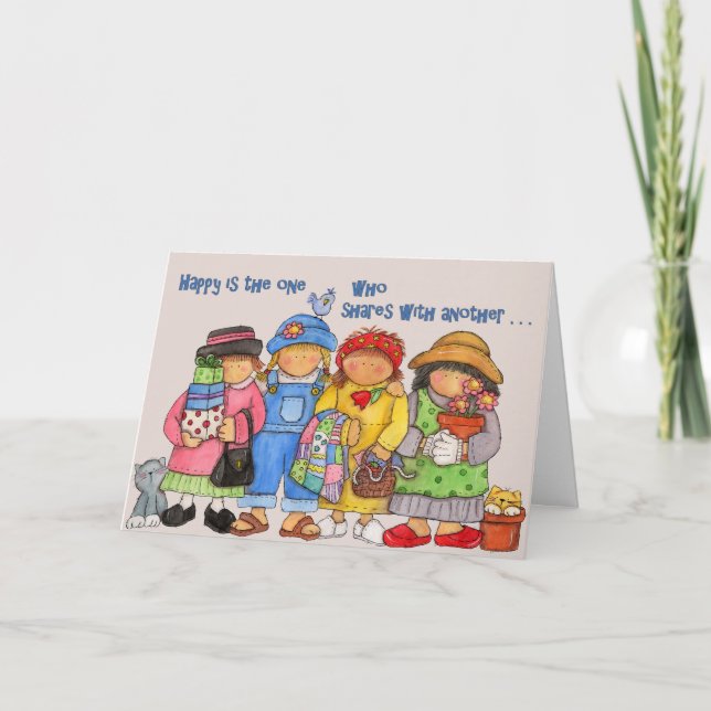 Amigo verdadeiro - cartão (Frente)