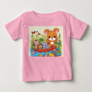 Amigos Adoráveis De Animais - Camisetas Brincadeir