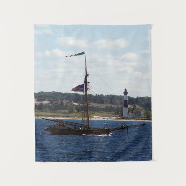 Amigos, boa vontade e tapeçaria de varejo grande (Frente)