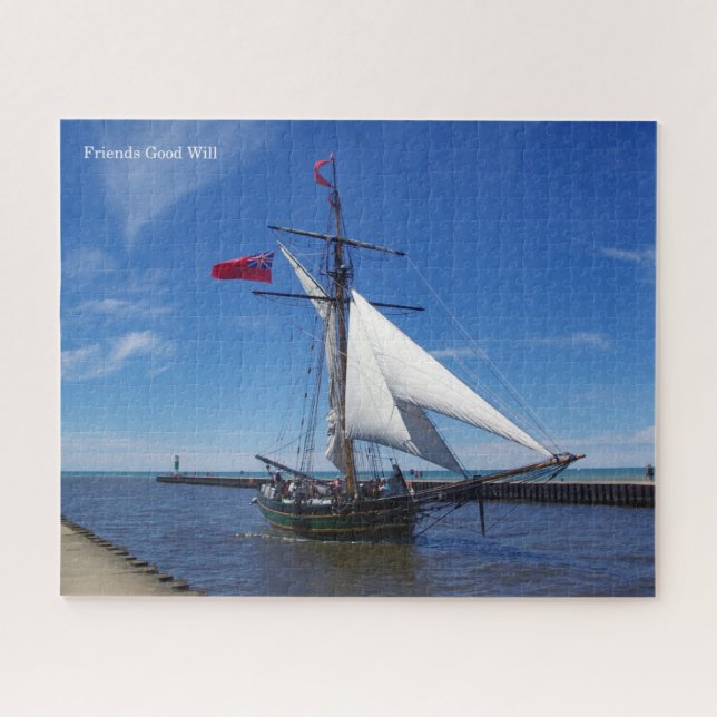 Amigos Boa vontade quebra-cabeça (Horizontal)