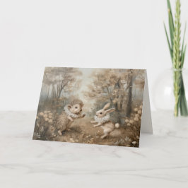 Amigos - Cartão de Saudação Dobrável