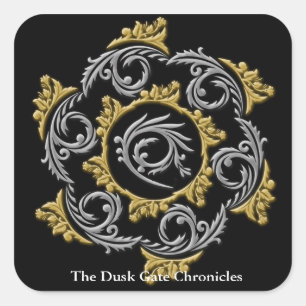 Amigos da etiqueta quadrada de Philip