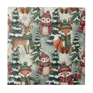 Amigos da Floresta de Inverno – Animais Fofos (1)