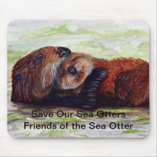 Amigos da lontra de mar Mousepad #2