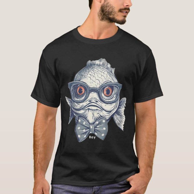 Amigos da pesca estilo vintage: camisa engraçada d (Frente)