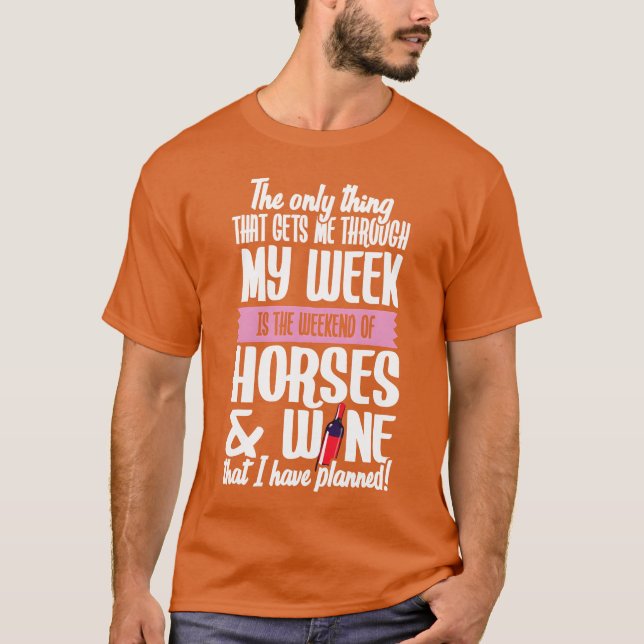 Amigos das camisas de cavalos e de vinho (Frente)