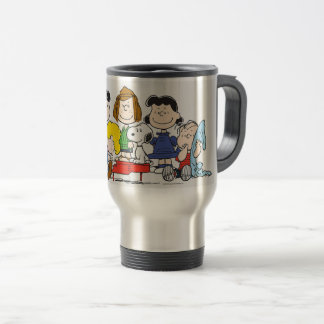 Amigos De Amendoim Em Uma Caneca de viagem De Linh