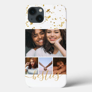 Amigos de Colagem de Fotos e Texto Personalizados