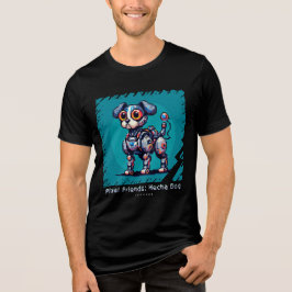 Amigos de Pixel: Cachorro Mecha (Man Tshirt) (Funn
