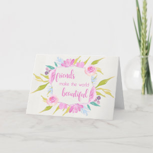 Amigos de Watercolor fazem do mundo um belo cartão