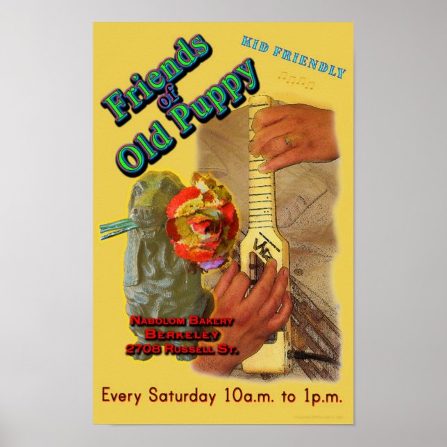 Amigos do poster da velha puppy (Frente)