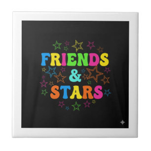 Amigos e Estrelas, design de camiseta.