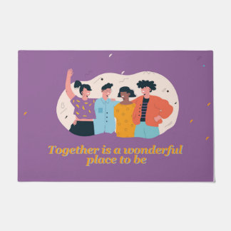 Amigos e familiares Boas-vindas porteiras/ tapetes