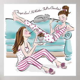 Amigos Engraçados Esqueçam Poster do Amor