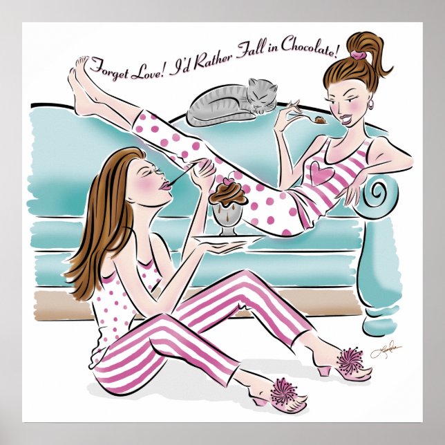 Amigos Engraçados Esqueçam Poster do Amor (Frente)