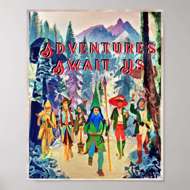 Amigos fantásticos na marcha, adicione seu Poster  (Frente)