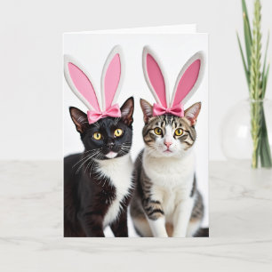 Amigos Felinos Festivos Cartão