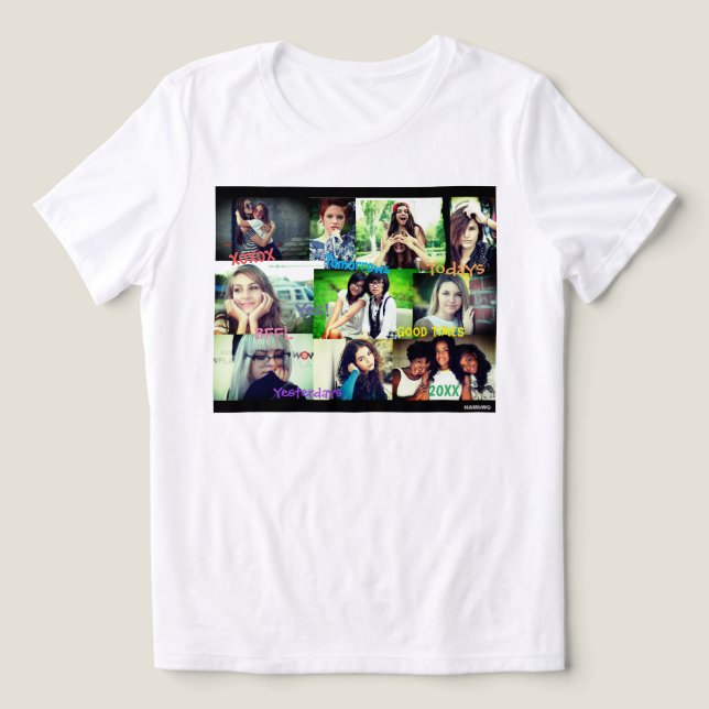 Amigos inspiraram a Camisa de Foto HAMbWG (Design frontal)
