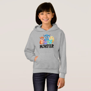 Amigos monstros Crianças Pullover Hoodie