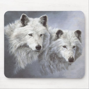 Amigos Mousepad da neve do lobo