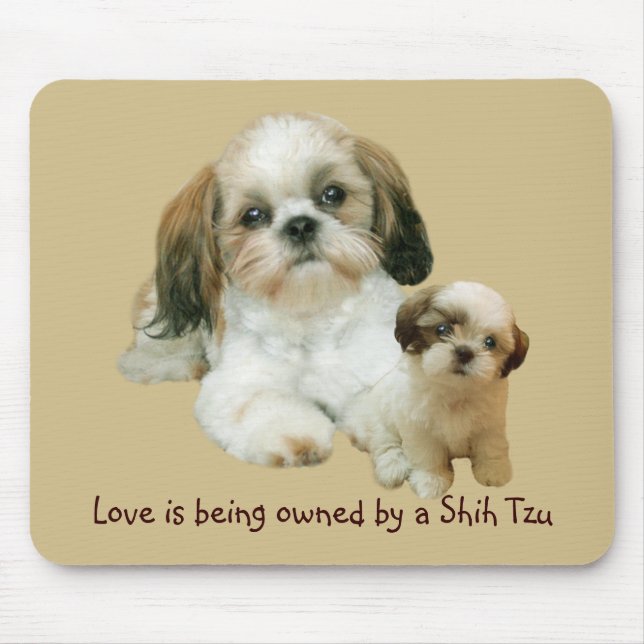 Amigos Mousepad de Shih Tzu (Frente)