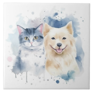 Amigos para sempre - Arte de Cachorros e Cachorros