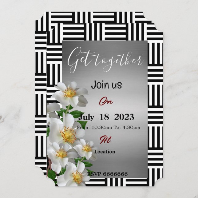 Amigos reúnem convite (Frente/Verso)