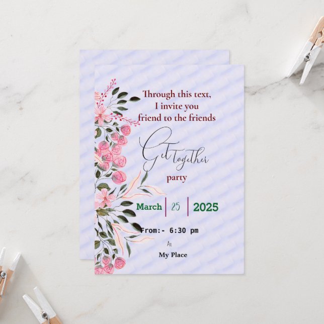 Amigos reúnem convite (Frente/Verso In Situ)