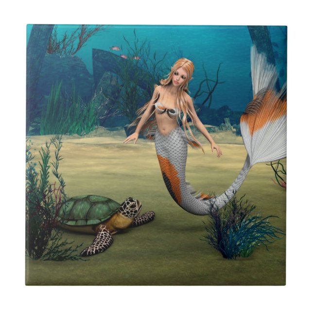 Amigos Sereia e Tartaruga (Frente)