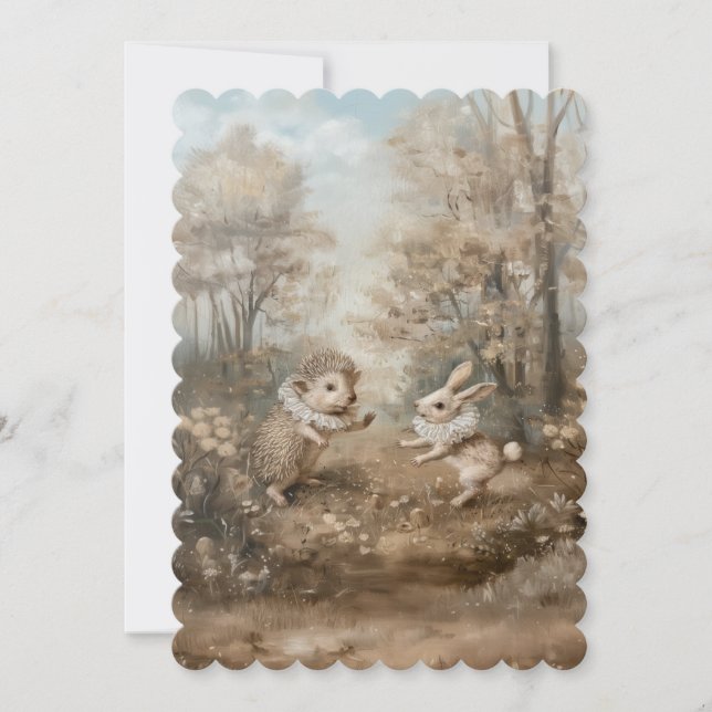 Amigos - Tamanho do convite para apartamento: 12,7 (Frente)