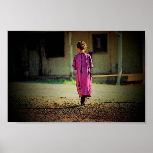 Amish Girl Poster (Frente)