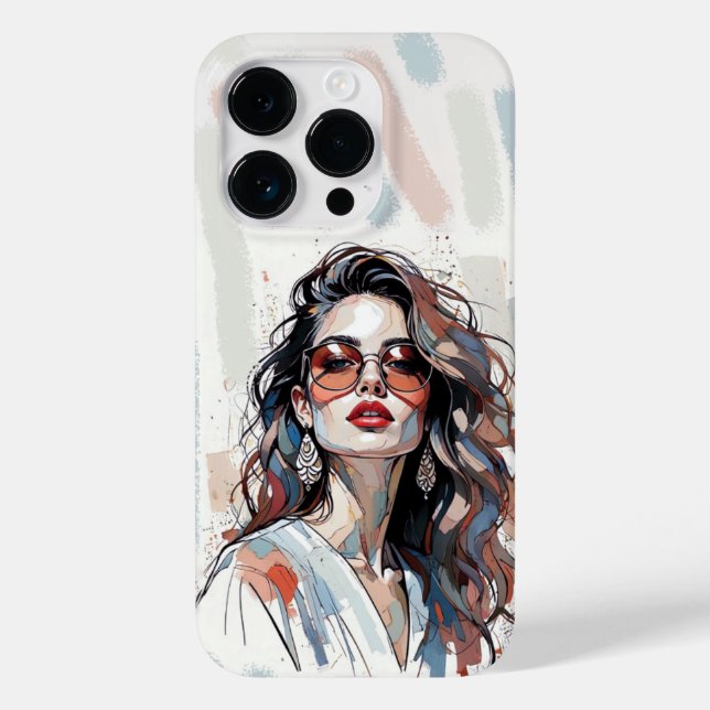 AMITA | Soft Pastel Art Woman Phone Cases (Verso)