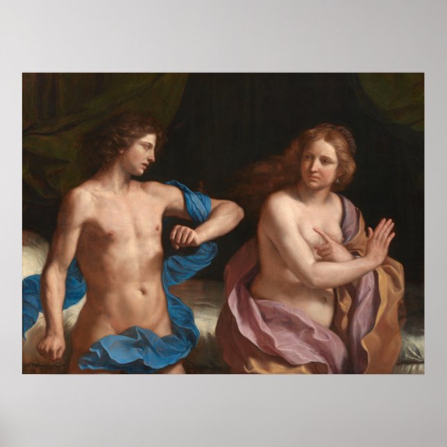 Amnon e Tamar - Guercino Fine Art Poster (Frente)